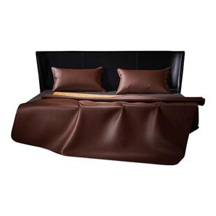 罗莱家纺26新品A类超柔头层牛皮席pro凉席夏天真皮席子轻奢软席