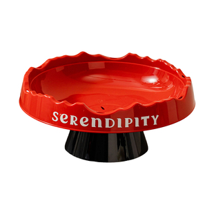 新年水果盘客厅茶几家用2026新款沥水高颜值糖果干果盘过年零食盘