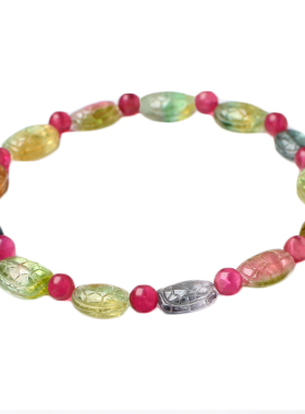 碧玺乌龟壳配件富甲天下吊坠散珠