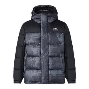 坦博尔2025新款秋冬季羽绒服男短款连帽户外加厚保暖充绒休闲外套