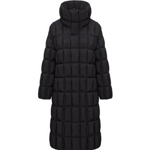 波司登新款泡芙高定时装中长款小廓形立领柔软时尚鹅绒面包羽绒服