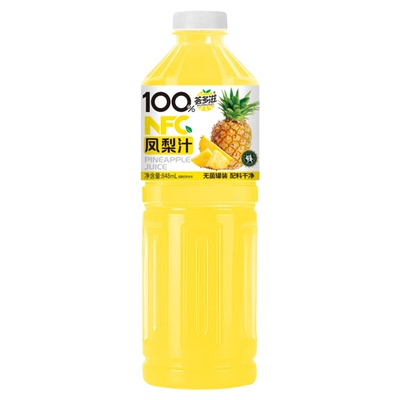 【特价超值抢】100%nfc凤梨汁配料只有凤梨汁新日期大瓶果汁饮料
