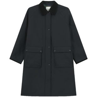 【新品】BEANPOLE滨波25秋冬女士学院日杂风松弛感狩猎型长款棉服