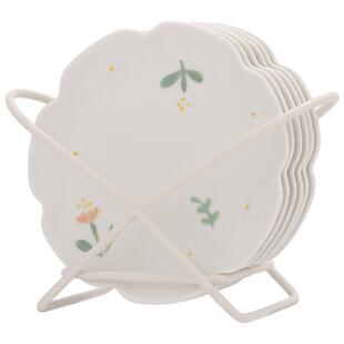 陶瓷吐骨碟高端骨碟盘家用餐桌垃圾盘碟骨头碟水果盘小精致小菜碟