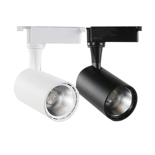 led轨道灯20w30w射灯服装店铺中性cob超亮节能聚光导轨高显色背景