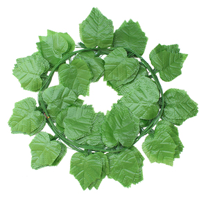 仿真植物藤条爬山虎葡萄叶绿树叶塑料假花水管道缠绕藤蔓吊顶装饰