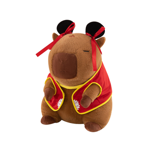 卡皮巴拉哪吒公仔敖丙水豚玩偶毛绒玩具娃娃女生抱枕儿童生日礼物