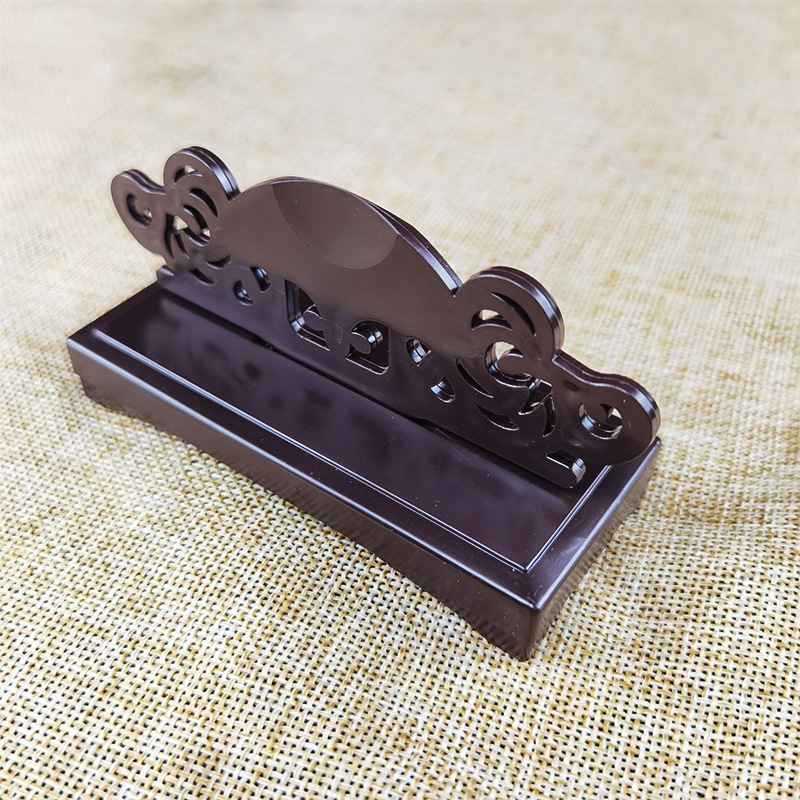 折扇架树脂扇架折扇可拆卸展示架扇仿红木支架扇子底座扇座托拖