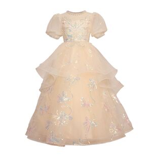 女童礼服裙夏季连衣裙2026新款儿童夏款短袖公主裙女孩演出蓬蓬裙