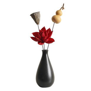 民宿小花瓶装饰新家电视柜子桌面客厅插花干花摆件轻奢高档北欧风