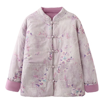 新中式国风棉衣女款加厚大码