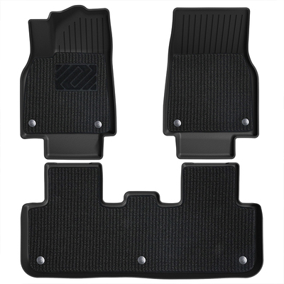 特斯拉全TPE专用脚垫美尼斯毯面