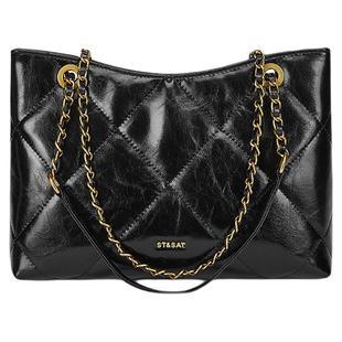 星期六包包女式2025新款斜挎包链条腋下包女通勤单肩包大容量女包