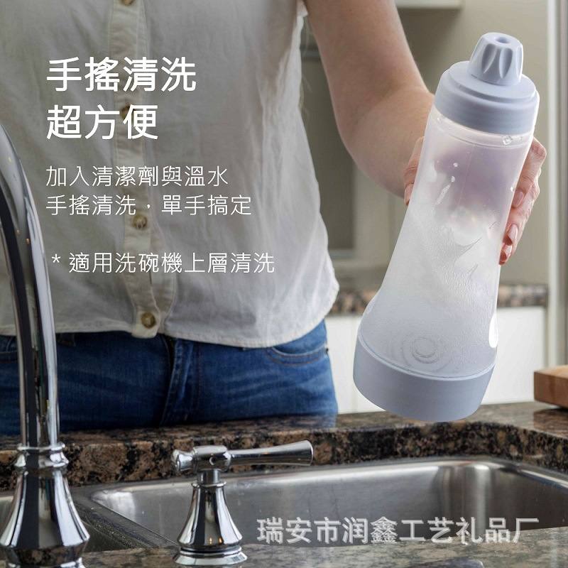 热销TV whiskware 带刻度手摇面糊搅拌瓶面糊分配器 现货