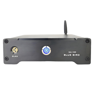 W100蓝鸟WIFI网络播放器串流机流媒体播放器airplay推送投播 roon