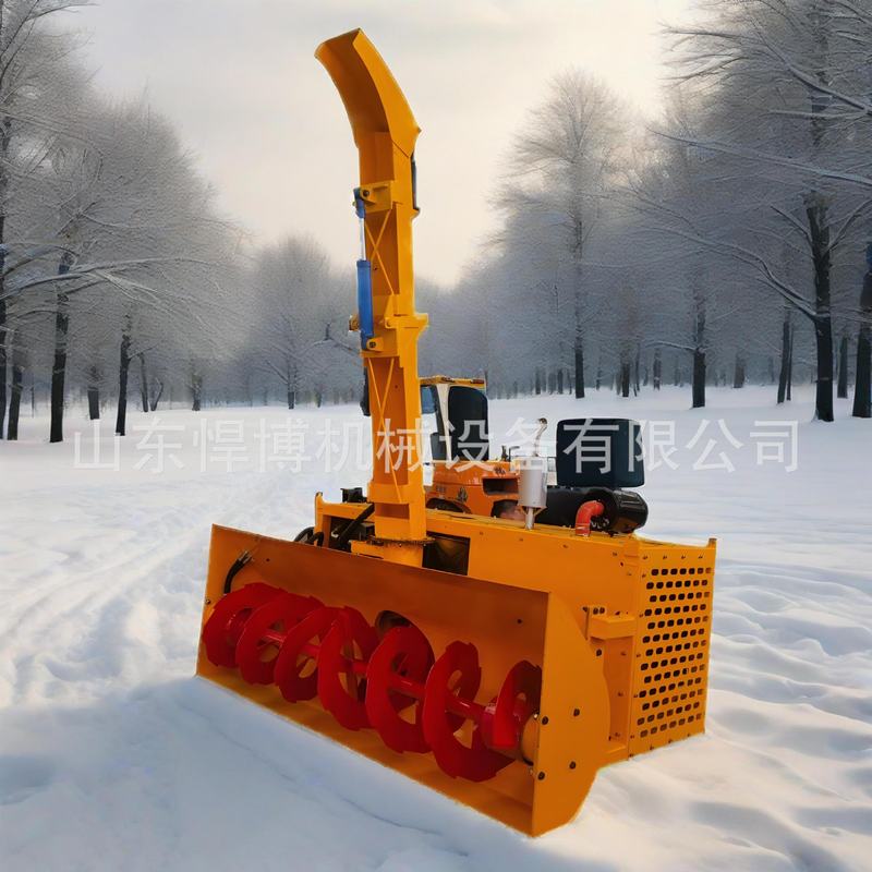 车载式抛雪机加装路面凿冰清雪机自带动力公路景区除雪机抛雪机
