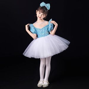 六一儿童演出服蓬蓬裙幼儿园纱裙舞蹈表演服女童现代舞公主裙礼服