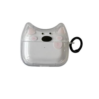 可爱卡通猫耳小动物适用苹果耳机保护套airpods4无线蓝牙耳机壳三代airpodpro2二代ipod耳机套airpods3保护壳