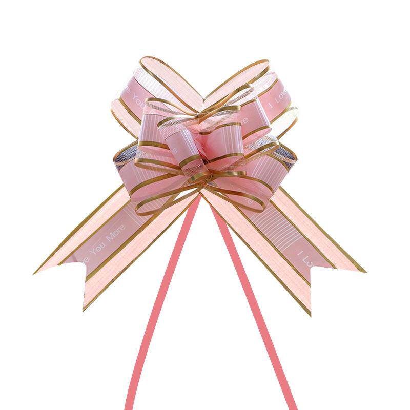 楼梯扶手拉花结婚装饰婚车车队后视镜彩带礼品丝带蝴蝶结开学书本