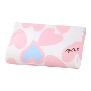 夏季全棉老粗布儿童记忆枕套纯棉偏硬偏厚成人乳胶枕头套一对拍2