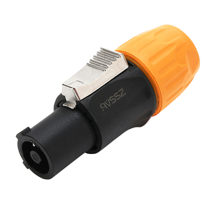 IP65防水3P舞台灯光光束灯航空插20A电源线插头LED显示屏NAC3FCA