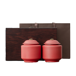 2026新款木盒茶叶包装盒空礼盒通用六堡茶普洱茶醒茶罐高级感批发