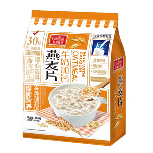皇麦氏臣牛奶加钙燕麦片营养早餐
