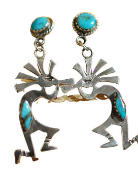 other925纯银绿松石叩叩湃力