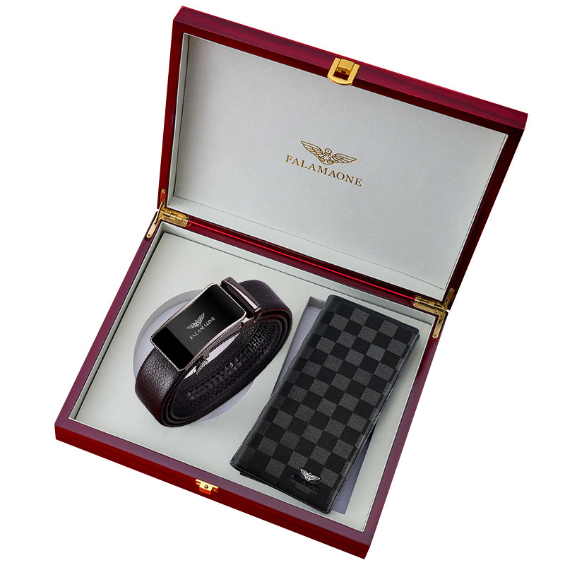 法莱阿玛尼男士皮带钱包套装礼盒