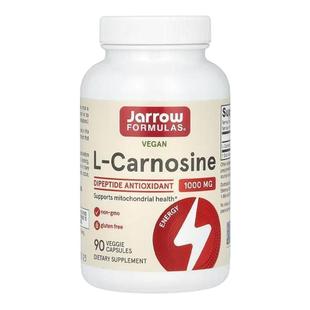 Jarrow杰诺L-肌肽胶囊补充L-组氨酸机体抵抗运动帮助能量续航细胞