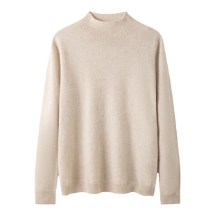 基础款回馈！康赛妮100%纯山羊绒打底衫新款高端半高领加厚针织衫