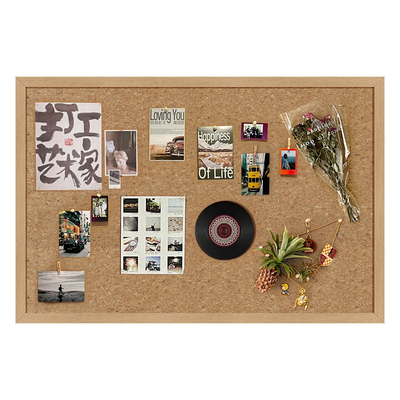 Brandland橡木色框软木板照片墙