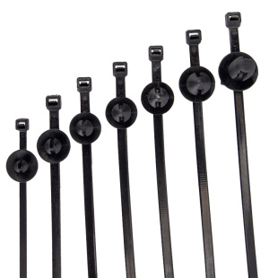 汽车插销螺旋杉树形固定头螺纹可移动双头活扣螺丝头可拆尼龙扎带