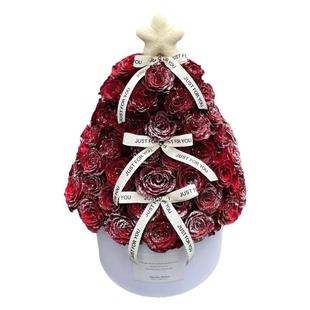 情人节红玫瑰塔鲜花速递同城配送女友生日抱抱桶花束北京上海深圳