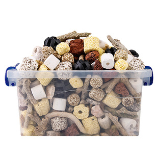 鱼缸过滤材料水族箱配件大全珊瑚骨滤材细菌屋鱼池硝化细菌培养石