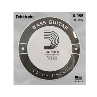 达达里奥XLB055镍缠系列长款贝斯吉他单弦 0.055规格XLB055美产