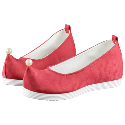 锦袍仙原创翘头履增高布鞋