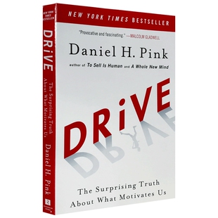 驱动力 英文原版 Drive The Surprising Truth About What Motivates Us 全新思维作者丹尼尔平克 Daniel H. Pink 励志自我提升