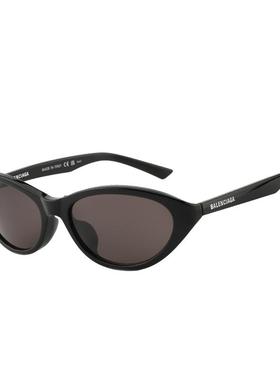 【自营】Balenciaga巴黎世家墨镜时尚黑色小框猫眼太阳镜BB0404SK