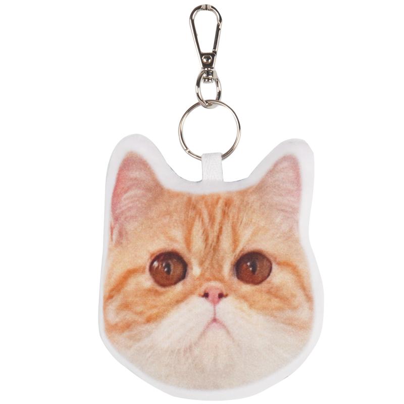 猫咪宠物小挂扣定制狗狗照片来图定做书包钥匙挂件diy卡通手机链