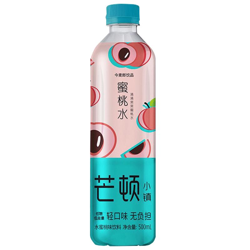 今麦郎芒顿小镇500ml果味饮料柠檬水青苹果蜜桃味混合整箱批特价