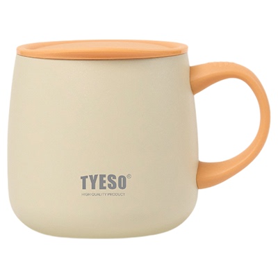 泰硕陶瓷内胆咖啡保温马克杯