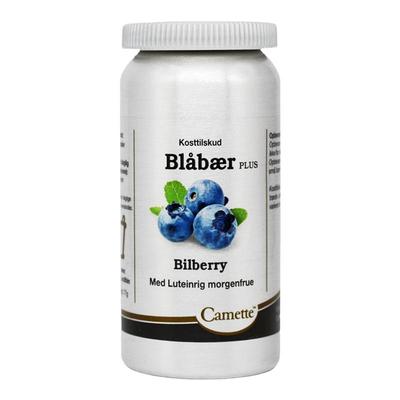 Camette丹麦凯麦特蓝莓越橘叶黄素儿童护眼片成人花青素精华胶囊