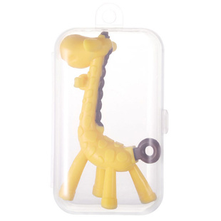 婴儿磨牙棒曼哈顿手抓球 新品小鹿牙胶宝宝硅胶玩具Baby molars