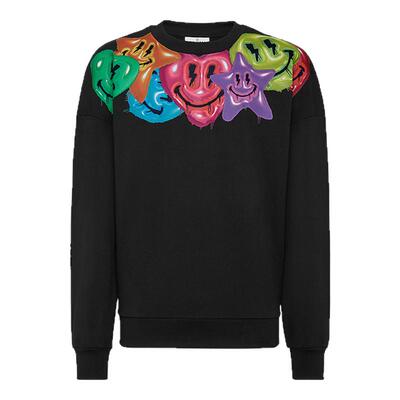 PHILIPP PLEIN 男士笑脸圆领卫衣