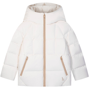 hazzys哈吉斯童装男女童羽绒服冬新中大童高充绒三防保暖加厚外套