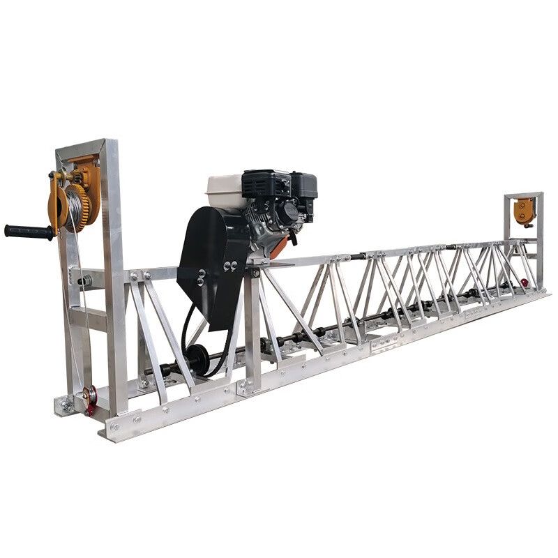 框架式振动梁电动混凝土摊铺机路面整平机抹平机汽油 柴油震动梁