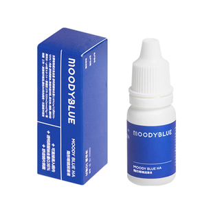 MOODYBLUE隐形眼镜润滑液美瞳护理液药水润眼液滴眼液10ml小瓶