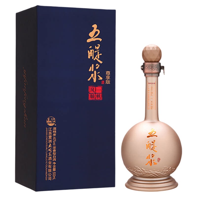 五醍浆 一帆风顺尊享40度500ml*1瓶浓香型纯粮食白酒商务中秋送礼