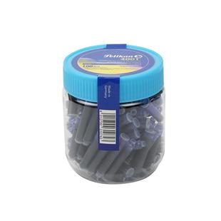 【德国进口】Pelikan百利金TP100支装短墨囊亮黑色皇家蓝超值装大瓶容量4001墨水小学生三年级专用